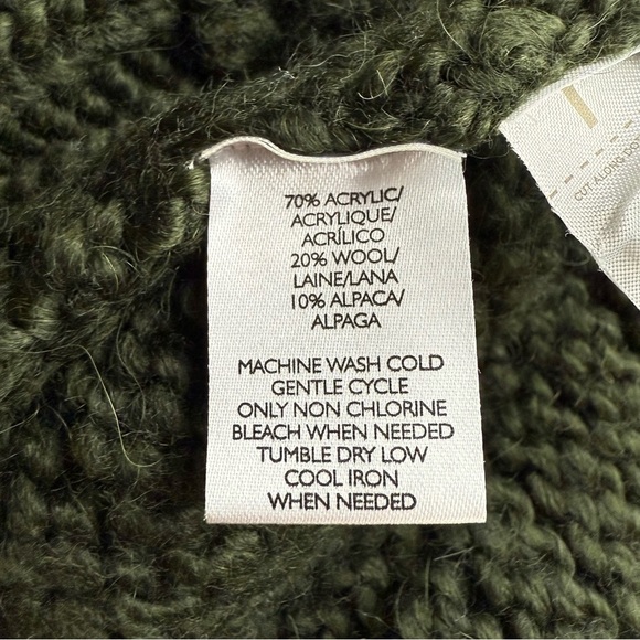 LOU & GREY Olive Green Knit Cardigan M - Picture 3 of 7